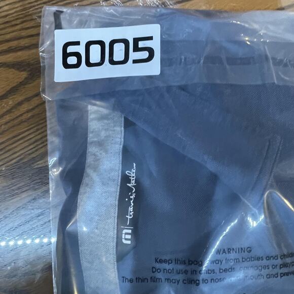 Travis Mathew Polo Shirt Mens XL Blue Contrast Pocket Pima Cotton Golf Casual - Picture 11 of 11